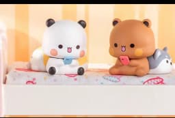 In Stock Genuine Bubu And Dudu Panda V3 Couple Daily Life Series Blind Box Trendy Model Toy Kawaii Doll Mystery Ornament Gift