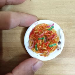 1/6 Scale Dollhouse Miniature Pizza Chicken Fried Chips Juice Mini Fast Food for Blyth BJD Doll House Kitchen Play Accessories