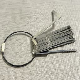 22 in 1 Universal Lock Key Set For PadLock Repairing Tools Locksmith Training Tools