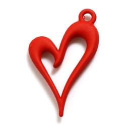 10 Pcs Alloy Heart Charms Multicolor Painted Love Heart Pendants For Diy Necklace Jewelry Making Findings 24mm X 15mm