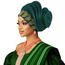 Already Made African Headtie Turban Cap Lady Head Wraps Nigerian Diamond Wedding Auto Gele Party Headgear Headpiece Hat Outfits