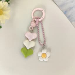 Strawberry Bag Charm Delicate Cute Key Chain 3d Pink Strawberry Key Chain Sweet Resin Key Ring For Christmas Gift Backpack