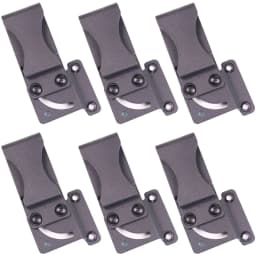 90 Degree Rotated Loop Clamp With Hardware Black Plastic Belt Clip Swivel For Kydex Holster Scabbard Tool Parts