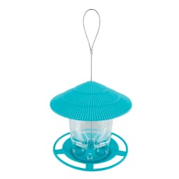 Bird Feeder Automatic Hanging Outdoor Garden Gazebo Wild Bird Feeding Container With Hang Rope House Decor Pet Supplies
