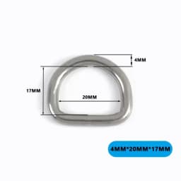 2/5Pcs 15-50mm Stainless Steel O D Ring Buckles Handbag Strap Connector Rings Leather Craft Clasp Carabiner Belt Hook Bag Parts