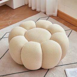 Modern Sofa Pumpkin Footstool Ottoman Hallway Ottoman Foot Rest Home Living Room Furniture Stool Footrest Stools Ottomans