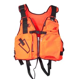 Fishing Vest Life Jacket With Fixing Strap Adjustable Vest with Whistle Mesh Breathable Multiple pockets Buoyancy Suit Outdoor