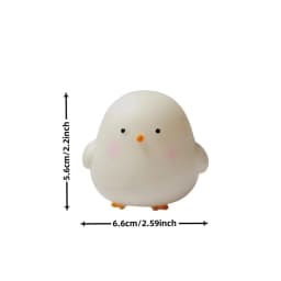 Animal Cartoon Duck Chicken Led for Soft Light Night Baby Children Kid Bedroom Decorative Lighting Home Decoration Moon Lamp