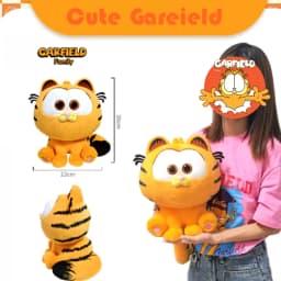 GARFIELD Original Stuffed Plush Soft Cat Plush Cartoon Plushie Doll for Boys Girls Christmas Decor Gift