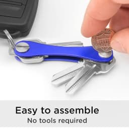 Smart Key Chain Mini Keychain Compact Key Decorative Holder Clip Home Storage Metal Key Clip Aluminum Organizer Keychain Outdoor