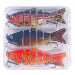 10cm 18g Sinking Wobblers 6 Segments Fishing Lures Multi Jointed Swimbait Hard Bait Fishing Tackle For Bass Isca Crankbait