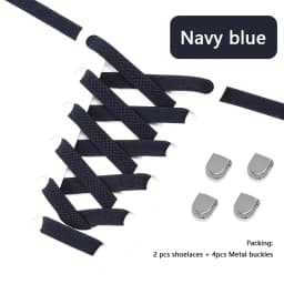 1 Pair New No Tie Shoe Laces Flat Elastic Shoelaces Quick Safety Kids Adult Shoelace Outdoor Leisure Sneakers Shoe Accessories
