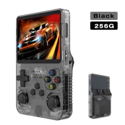 128G Open Source Video Game Console Linux System 3.5 Inch IPS Screen Orange Portable Pocket Video Player 64G 256G best Game