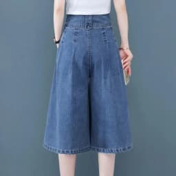 Ladies Straight Cylinder Pants 2024 Spring Summer Elegant Appear Thin Women's Jeans Casual Comfortable Femme Middle Pants