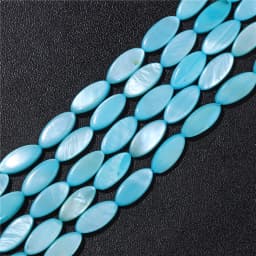 15X6mm Long Stripe Shell Beads Point Stick Mother of Pearl Shell Slice Loose Beads for DIY Making Jewelry Necklace Accessories