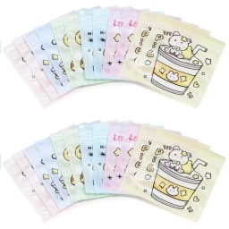 20pcs/lot 10X11cm Cute Ziplock Bag Multiolor Plastic Candy Snack Pouches Cartoon Pattern Reusable Jewelry Gifts Packaging Bags