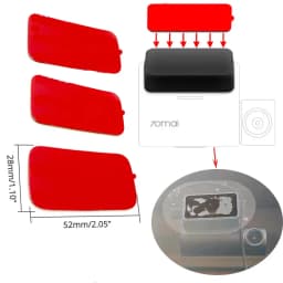 For 70mai Dash Cam Pro Dash Cam heat resistant adhesive and Static Stickers, for 70mai Pro DVR heat resistant adhesiv 3pcs