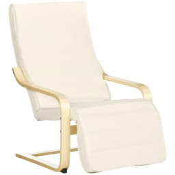 HOMCOM Lounge Chair Recliner Adjustable Footrest Home