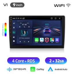 Junsun Wireless CarPlay Android Auto Car Radio For Seat Altea 2004 2005-2015 Toledo 3 GPS Multimedia 2 Din GPS BT Systems Stereo