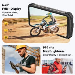 Ulefone RugKing 5 Pro 20000mAh Rugged Phone Android 16 16GB+256GB IP68/IP69K Waterproof Smartphone 6.78 FHD+ Night Camera 4G