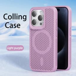 Cooling Heat Dissipation Magnetic Phone Case For iPhone 18 17 16 15 14 13 12 11 Pro Max Breathable Hard Back Cover For Magsafe