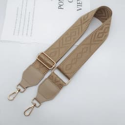 IGNICASE New Rhombus Wide Shoulder Strap Adjustable Solid Color Versatile Webbing Accessories Women's Bag Replacement Belt