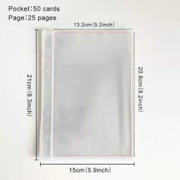 A5 Laser Star Zipper Binder Collect Book Refill Organizer DIY Journal Dairy Transparent Kpop Idol Photo Album Kawaii Stationery