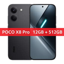 POCO X8 Pro Global Version Dimensity 8500-Ultra 50Mp Sony Lmx882 with Ois Ultra-Bright 1.5K 120Hz Amoled Display 6500 Mah (Typ.) Battery with 100W Hypercharge