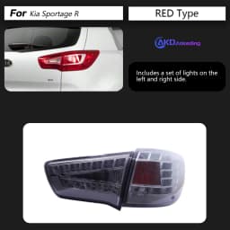 Car Lights for Kia Sportage R LED Tail Light 2012-2015 Sportage Rear Stop Lamp Brake Signal DRL Reverse Automotive Accessories