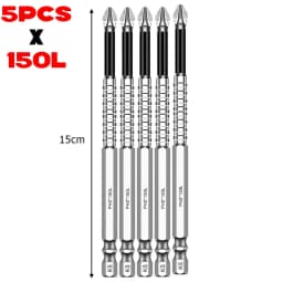 K5 Strong Magnetic Screwdriver Drill Bit Set Non-slip Alloy Steel Cross Head Impact Resistant Bits Electric Screwdriver Tips