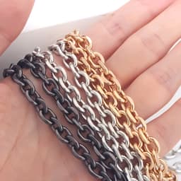 Metal Bag Chain O Shape Purse Chain Strap Shoulder Crossbody Sling Purse Handbag DIY Replacement Strap Chains