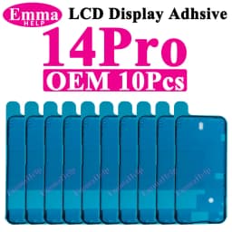 10pcs Waterproof Seal Sticker Back Cover Side For iPhone 16 Plus 15 Pro Max 14 17E Front LCD Display Adhesive Glue