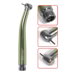 Dental High Speed 2/4Hole Clean Standard/Big Head Handpiece Push Button Air Turbine NSK Style Fit ISO Burs 1.6mm