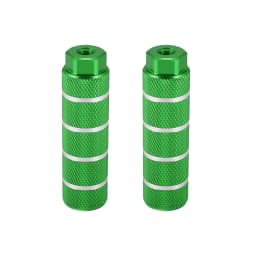 X Autohaux 1 Pair Axle Rear Foot Pegs Footpegs Universal Aluminum Alloy Foot Rests for BMX MTB Bike Bicycle Pedals 3/8"