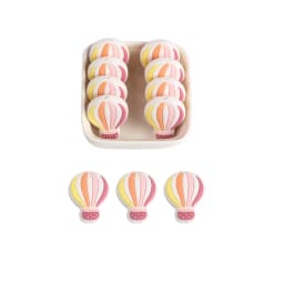 Kovict 5/10Pcs Silicone Beads Car Airplane Rainbow Rocket Bead For Jewelry Making DIY Keychain Necklace Bracelet Accessories