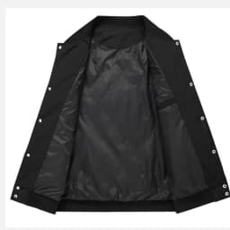 Men Oversized Baseball Cotton Jacket, Warm Coat Comfortable Casual Loose Fit Fashion Solid Color for Autumn Winter 170kg 11XL