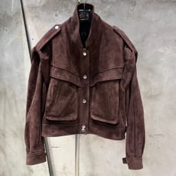 Grained Leather Jacket Ladies Biker Leather Coat Detachable Sleeve Bomber in Sheepskin H021