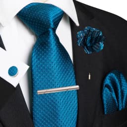 Brown Yellow Plaid Ties For Men Luxury 8cm Silk Tie Pin Pocket Square Cufflinks Tie Clip Set Business Party Wedding Accessories