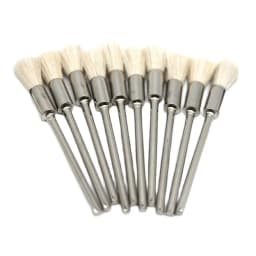 50PCS Bristle Brush Brass Wire Wheel Brushes for Dremel Accessories 2.35mm Shank Drill Rotary Tools