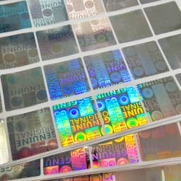 100pcs 24x24mm GENUINE ORIGINAL Security Seal Silver Tamper Evident Label Warranty Void Sticker Removal Proof Prevent Imitation