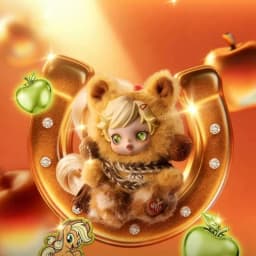 POP MART SKULLPANDA x My Little Pony Series Plush Doll Pendant Genuine Blind Box Mystery Box Guess Bag Toys Cute Anime Figure