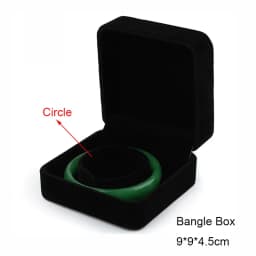 Black Velvet Full Range Jewelry Box Ring Earrings Storage Bracelet Box Pendant Necklace Jewelry Storage Box Gift Box