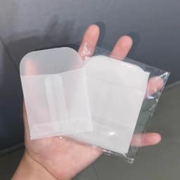 100pcs Translucent White Paper Envelope Packaging Bags DIY Jewelry Photo Cards Freebie Sticker Christmas Gift Wrapping Pouches