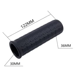 New High Quality Rubber Handles Wheelbarrow 2pcs 2x Barrow Handle Black Cart Grips Handlebar Plastic Replacement