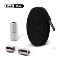 Elastic Laces Sneakers No Tie Shoe Laces Capsule Lock Shoelaces Without Ties Kids Adult 0.6cm Flat Shoelace for Shoes