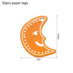 50pcs Merry Christmas Tags Kraft Paper Card Gift Label Tag DIY Hang Tags Gift Wrapping Decor Gift Card Christmas Party Supplies