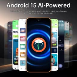 K-Touch Mobile Phones M17 Pro Max Smartphone 5G Dual Card Android 15 Cheap Cell Phone 7.3 Inch 16+48MP Camera 7800mAh WIFI GPS Global Version Cellphones For Men Women