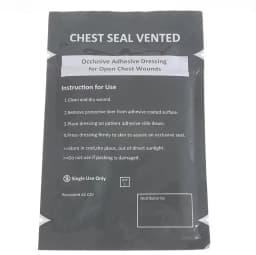Vent Chest Seal Life-Saving Wound Care for Emergency or Tactical Situations Advanced Adhesive Sterile Transparent Lightweight