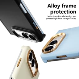 Luxury Skin for MagSafe Magnetic Phone Case, for iPhone Duo with Hinged anti Drop Protective Cover For iPhone Duo Fold Case