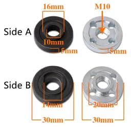 M10 Rotary Tool Coupling Adapter Adaptor 5/6/8/10mm Saw Blade Connecting Rod Shaft for Polishing Cutting Blades Grinding Wheels